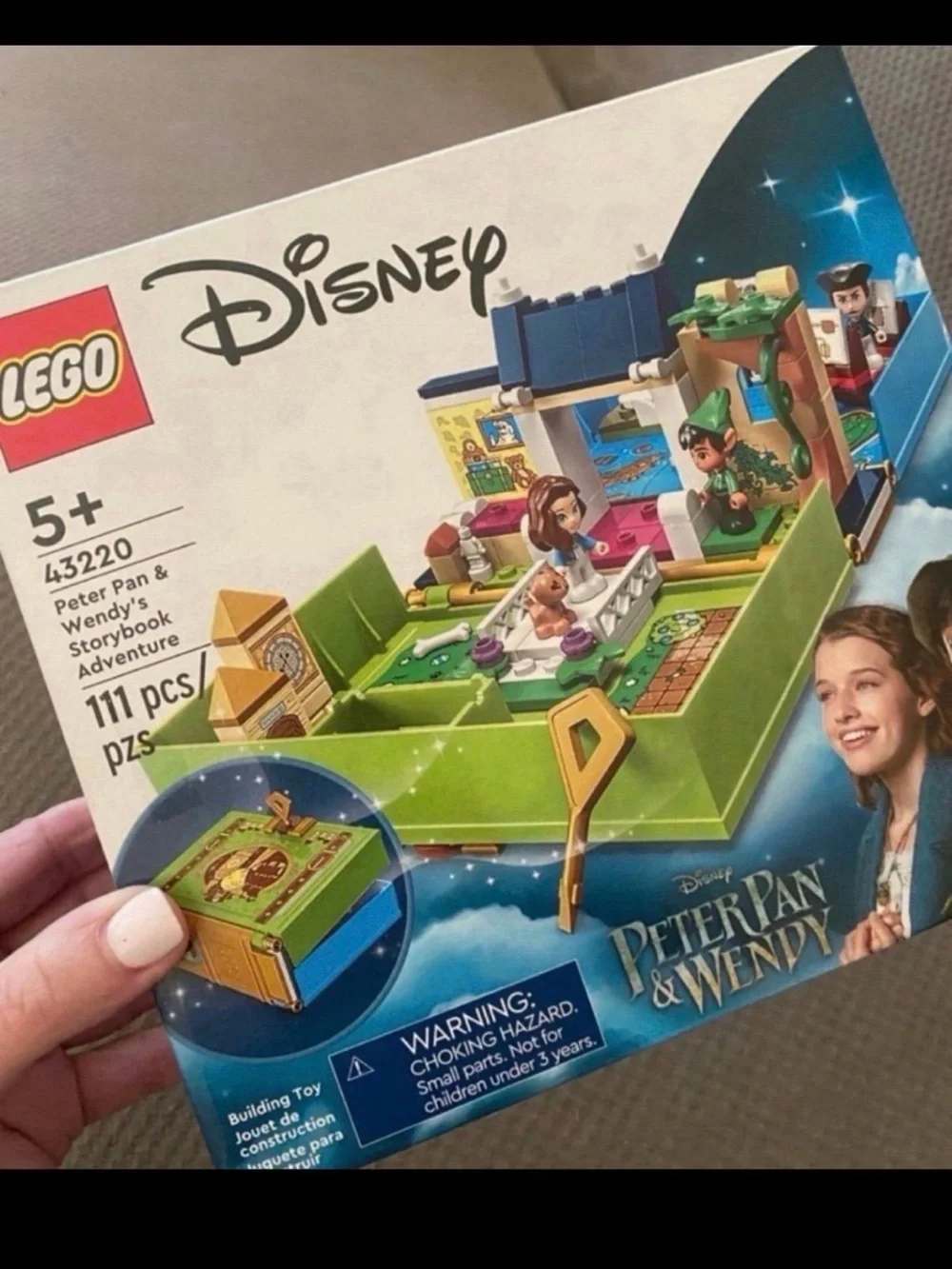 Lego Disney Wendy & Peter Pan Storybook Adventure. #43220. Brand New